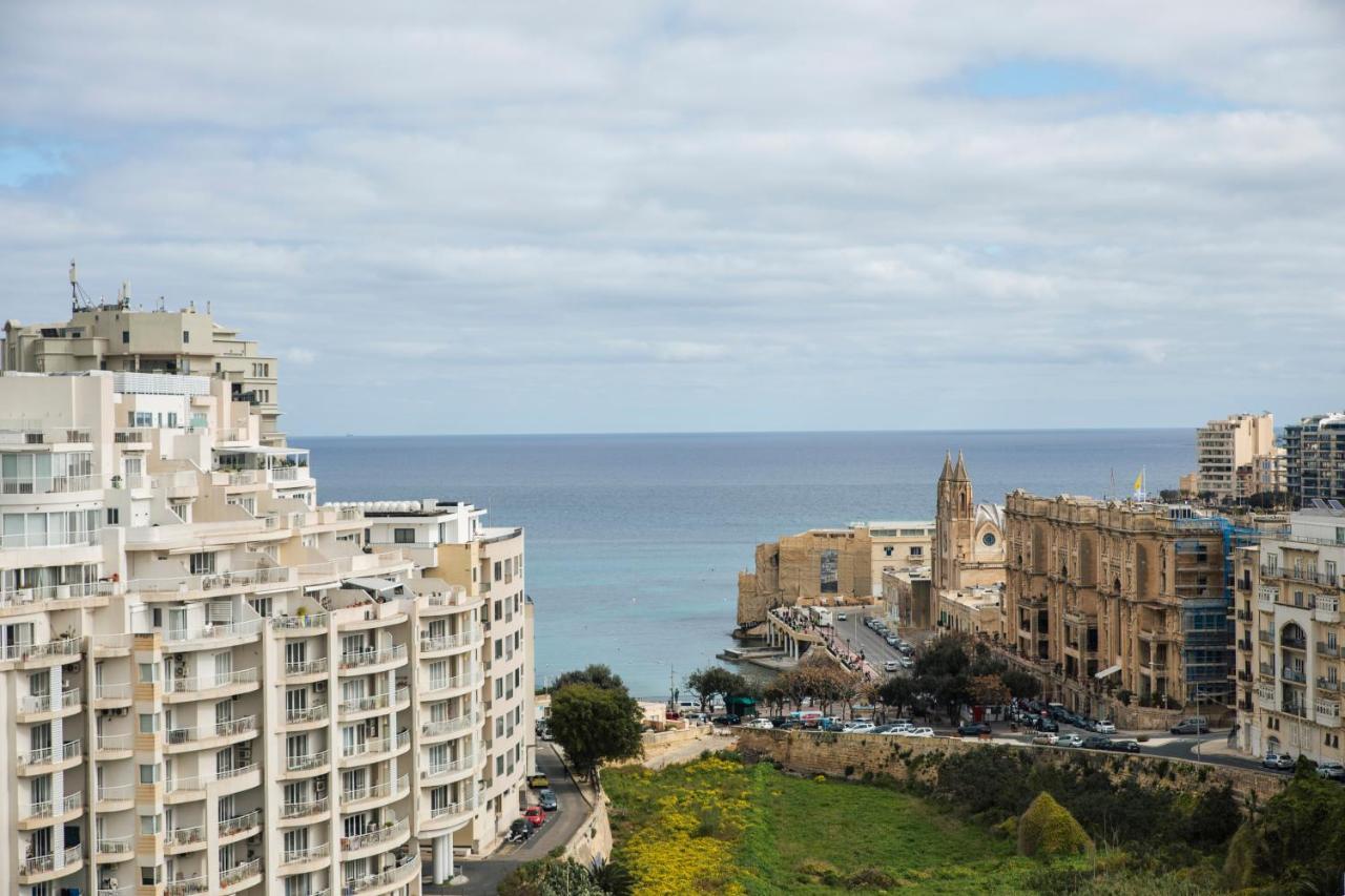 Sea View Apartment 2 Bedrooms 2 Bathrooms, 2 Minutes Away From The Sea St. Julian's Exterior foto